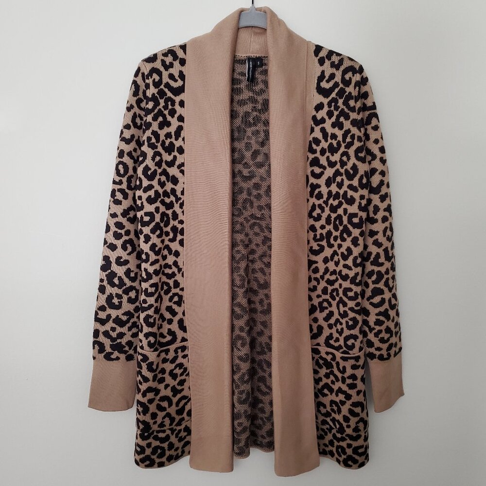 NEW moon & madison Animal Print Cardigan